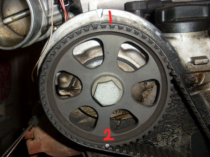ABF timing belt and marks